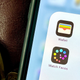 Close up of Wallet app on iPhone